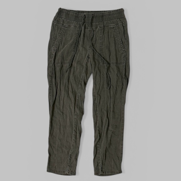 Kut from the Kloth Pants - Kut From The Cloth Linen Blend Drawstring Pants